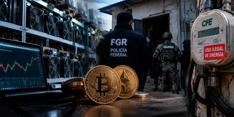 Las criptomonedas y el crimen organizado