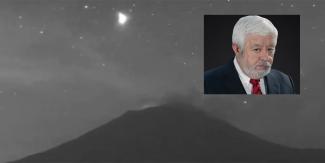 LLAMEN A MAUSSAN. Captan en VIDEO extraño objeto luminoso en el Popocatépetl