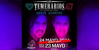 Los Temerarios harán dos conciertos en Puebla 