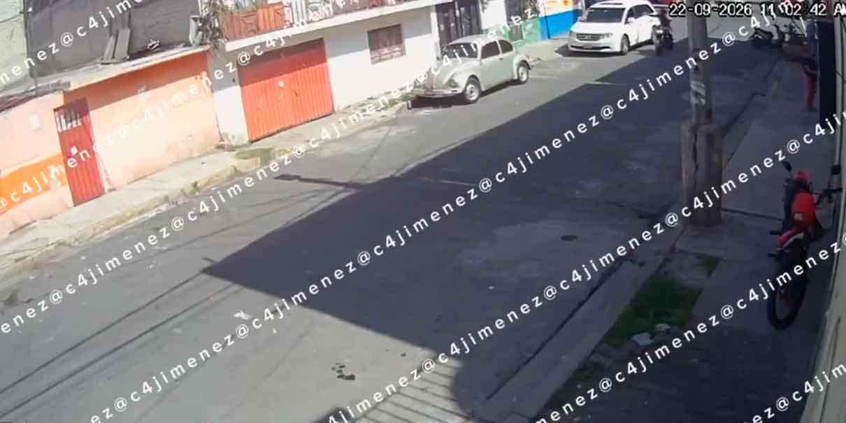 VIDEO CON FINAL FELIZ . Arma de sicario falla al disparar y comerciante lo embiste