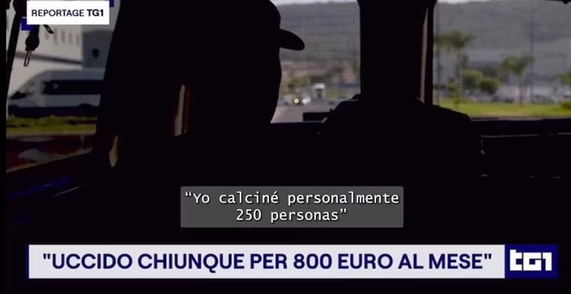 (Tomada de noticiero Tg1/Captura de pantalla)