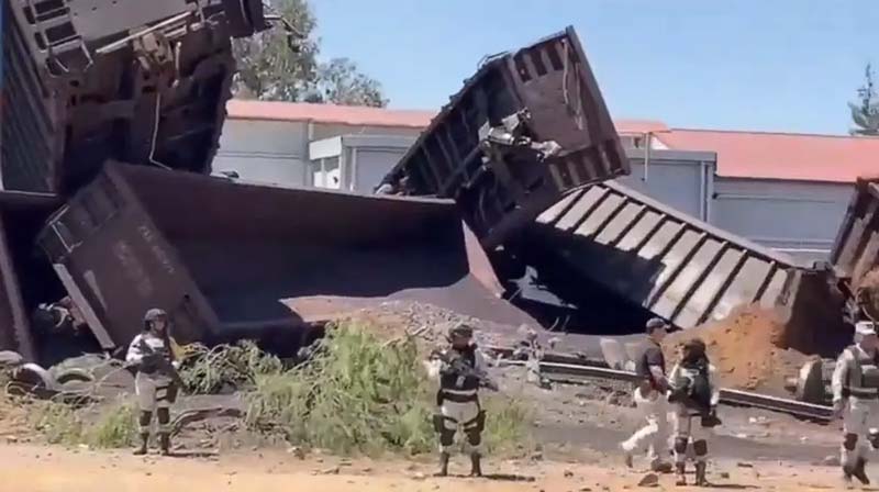 VIDEO revela el momento exacto del descarrilamiento en Aguascalientes