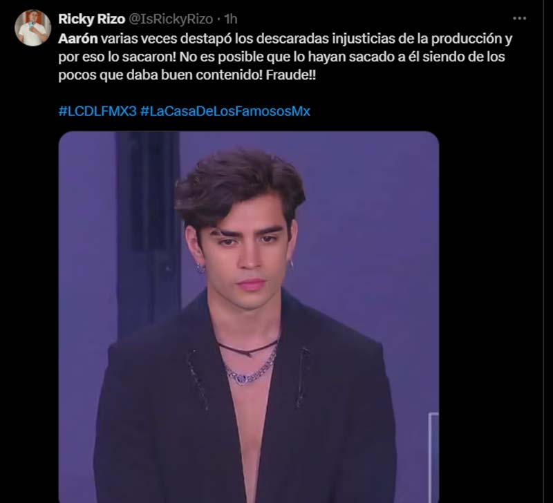 Aarón Mercury se despide de La Casa de los Famosos México; así queda la gran final