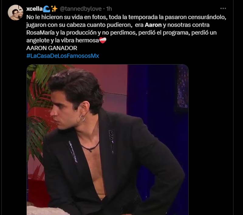 Aarón Mercury se despide de La Casa de los Famosos México; así queda la gran final