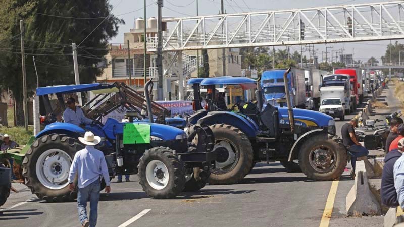 Agricultores rompen diálogo con Segob y anuncian más megabloqueos