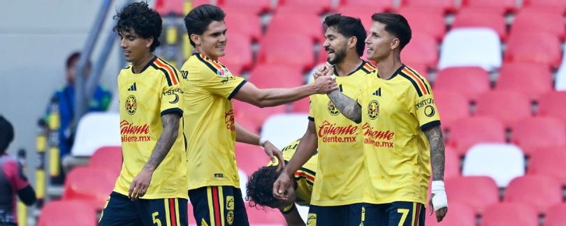 America goleó 3-0 a Santos en el Estadio Banorte 