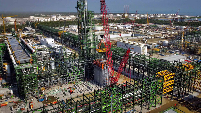 La refinería Olmeca, en Dos Bocas, Tabasco, fue uno de los proyectos emblemáticos del gobierno de Andrés Manuel López Obrador.