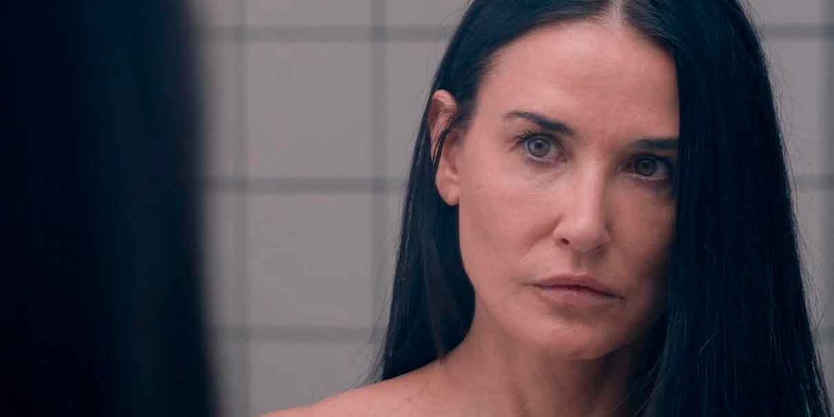 Demi Moore en La Sustancia 