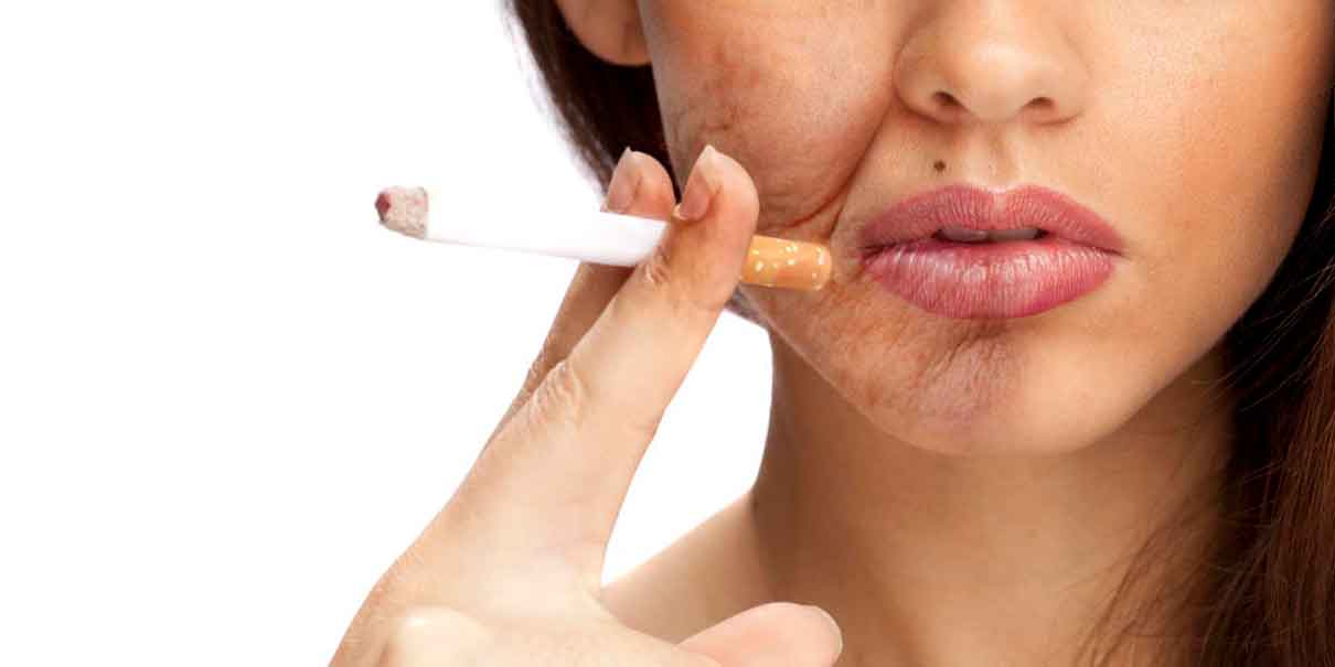 Tabaco afecta el colágeno y la elastina