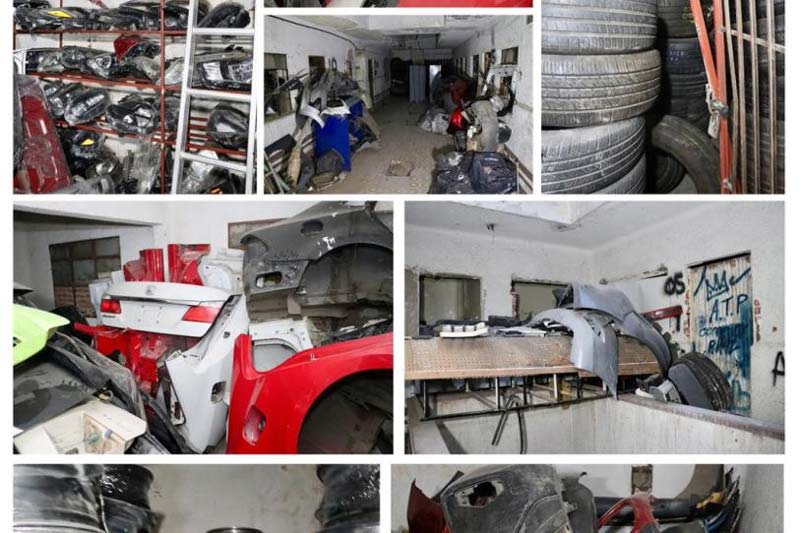 Escondían en supuesto 'hotel' 150 toneladas de autopartes robadas en CDMX