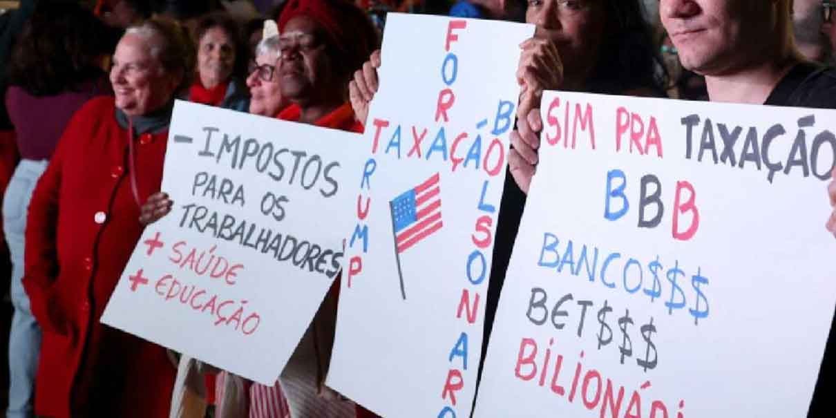 Lula responde a aranceles de EU con represalias y diálogo: protestas en São Paulo por medidas de Trump