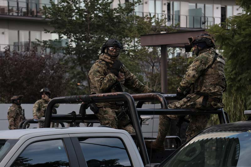 Fuerzas federales participaron en el operativo para capturar a “El Amarillo”.