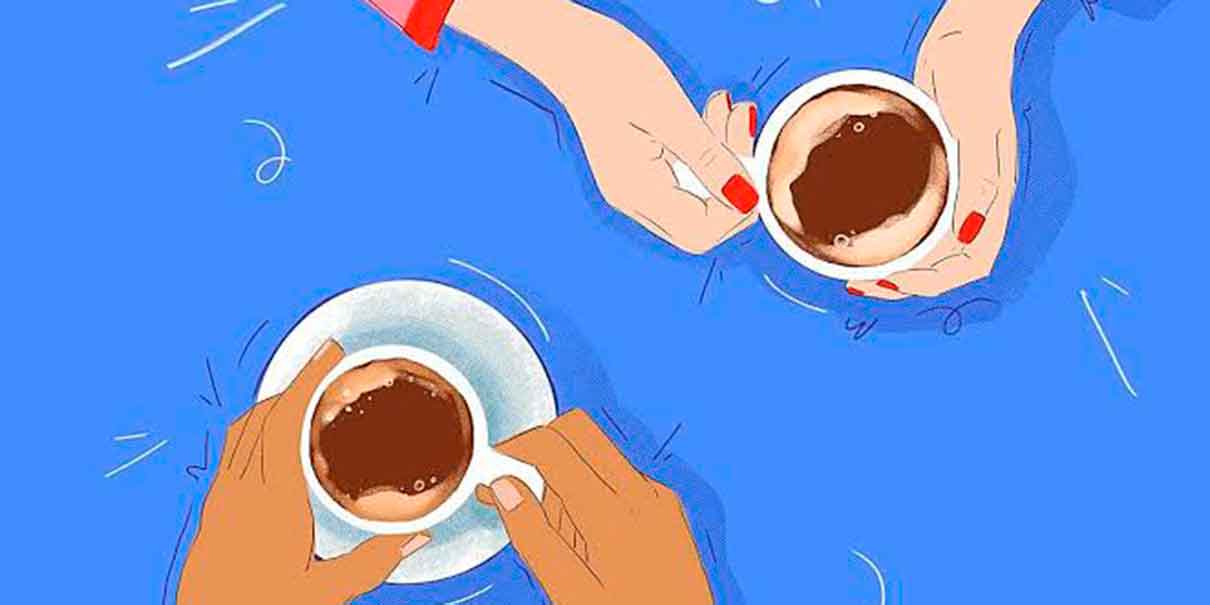 Café con cafeína y descafeinado