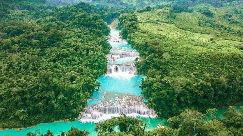 Cascadas de Agua Azul, Chiapas: el paraíso turquesa que parece irreal en medio de la selva mexicana