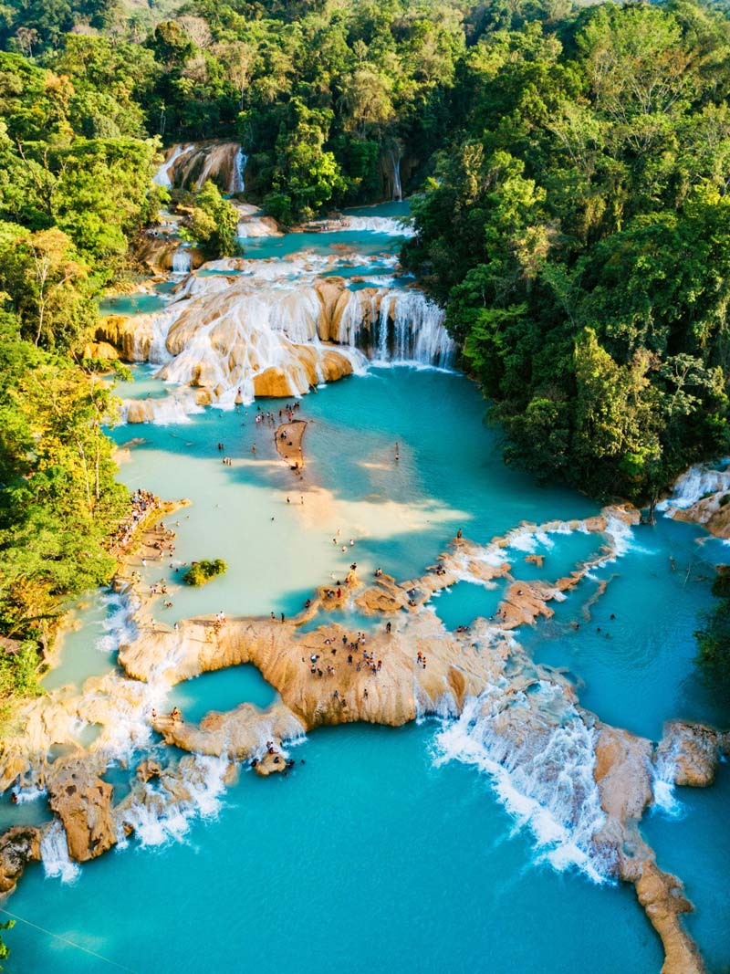 Cascadas de Agua Azul, Chiapas: el paraíso turquesa que parece irreal en medio de la selva mexicana