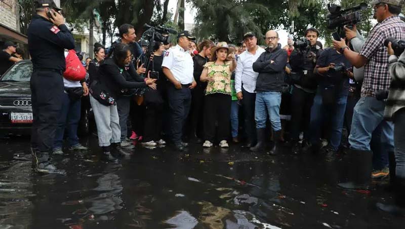 Lluvias en CDMX afectan casi 400 viviendas; Gobierno entregará apoyos a damnificados