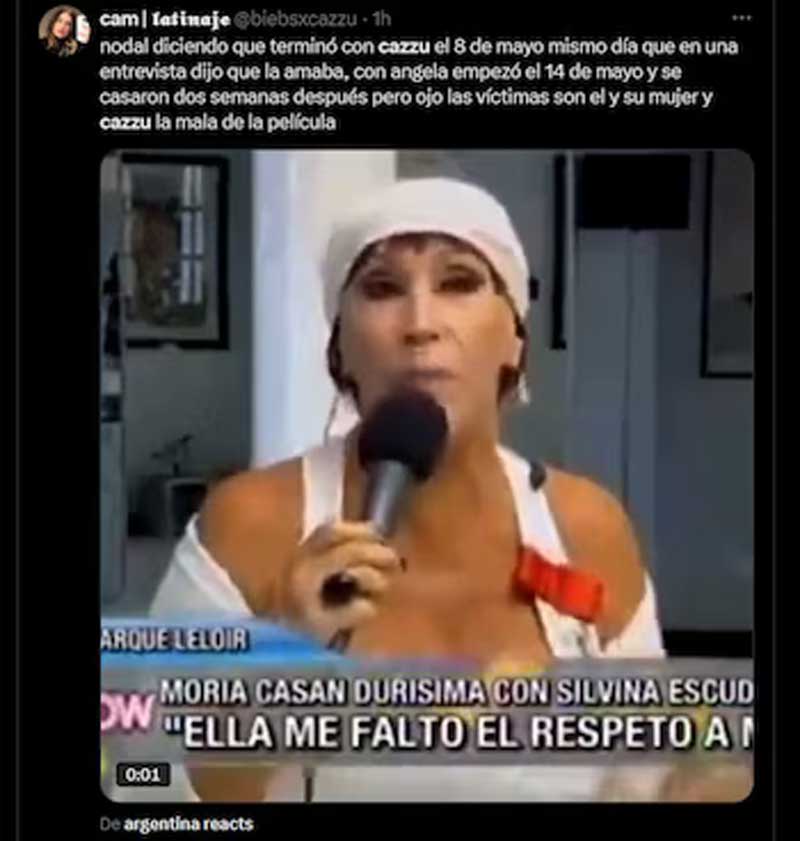 Ruptura, disculpas y romance: todo lo que dijo Nodal sobre Cazzu y Ángela 