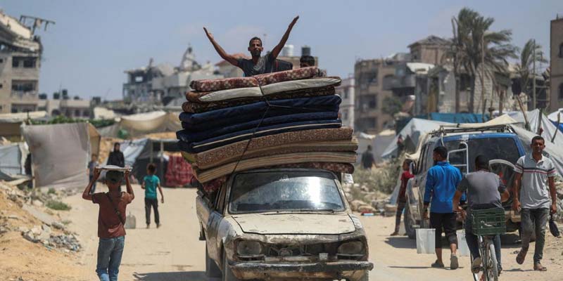 Gaza bajo fuego: Israel inicia ofensiva terrestre y miles de palestinos huyen