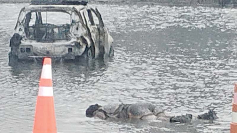 Incendio en Dos Bocas por desborde de aguas aceitosas deja cinco muertos; Pemex asegura que no hay peligro