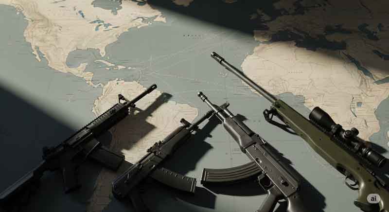 EU desmantela red que surtía armas desde África al CJNG; arrestan a tres traficantes