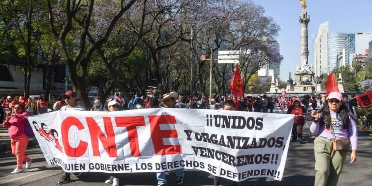 CNTE anuncia paro nacional y advierte movilización masiva con sindicatos