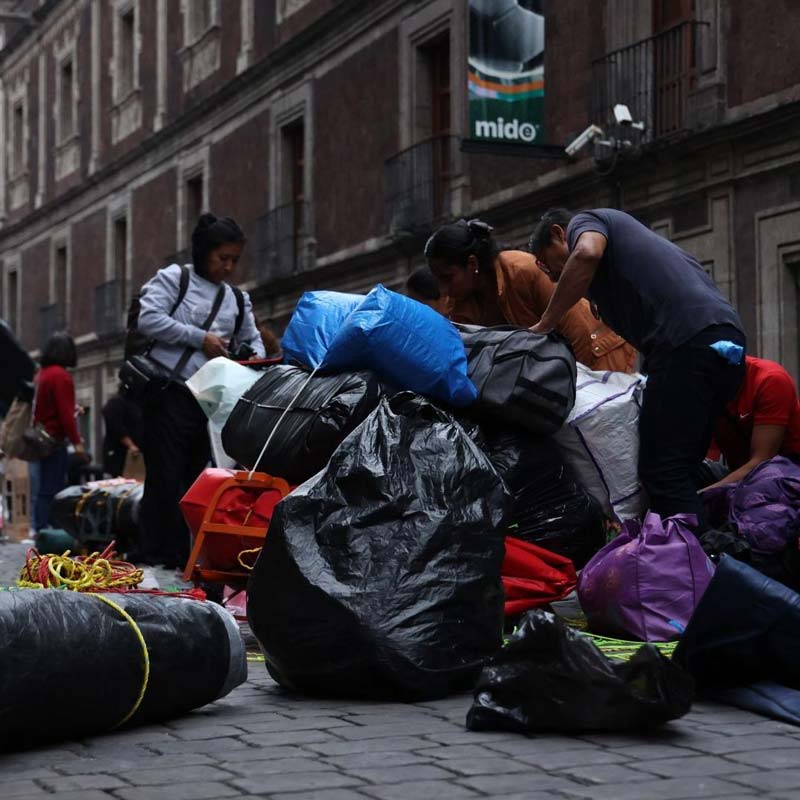CNTE toma receso, levanta plantón en la CDMX y advierte que regresará con más fuerza