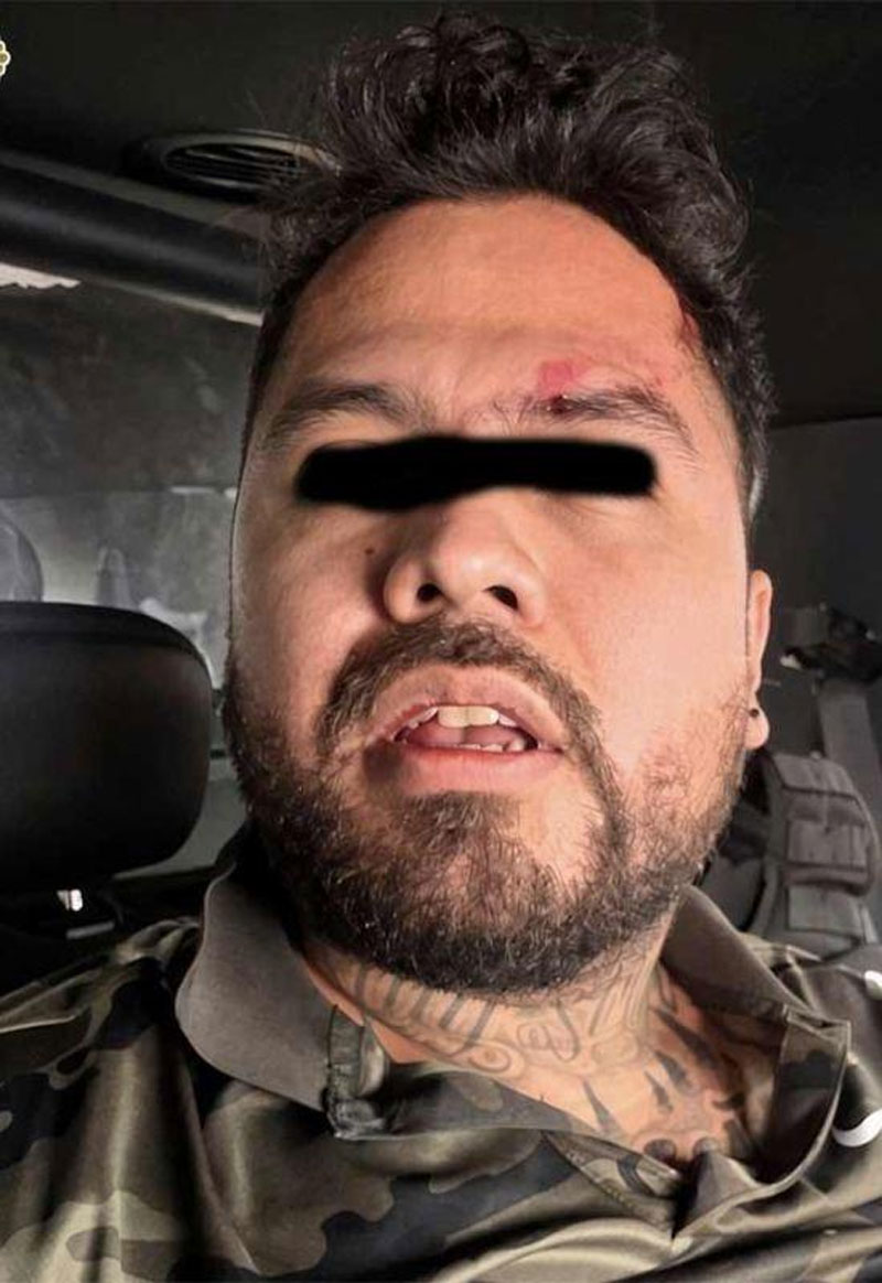 El detenido.