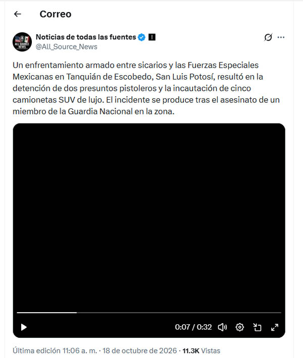 Video a continuación