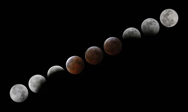 NASA calcula que alrededor de 96.3 por ciento del disco lunar estará dentro de la umbra durante el máximo.