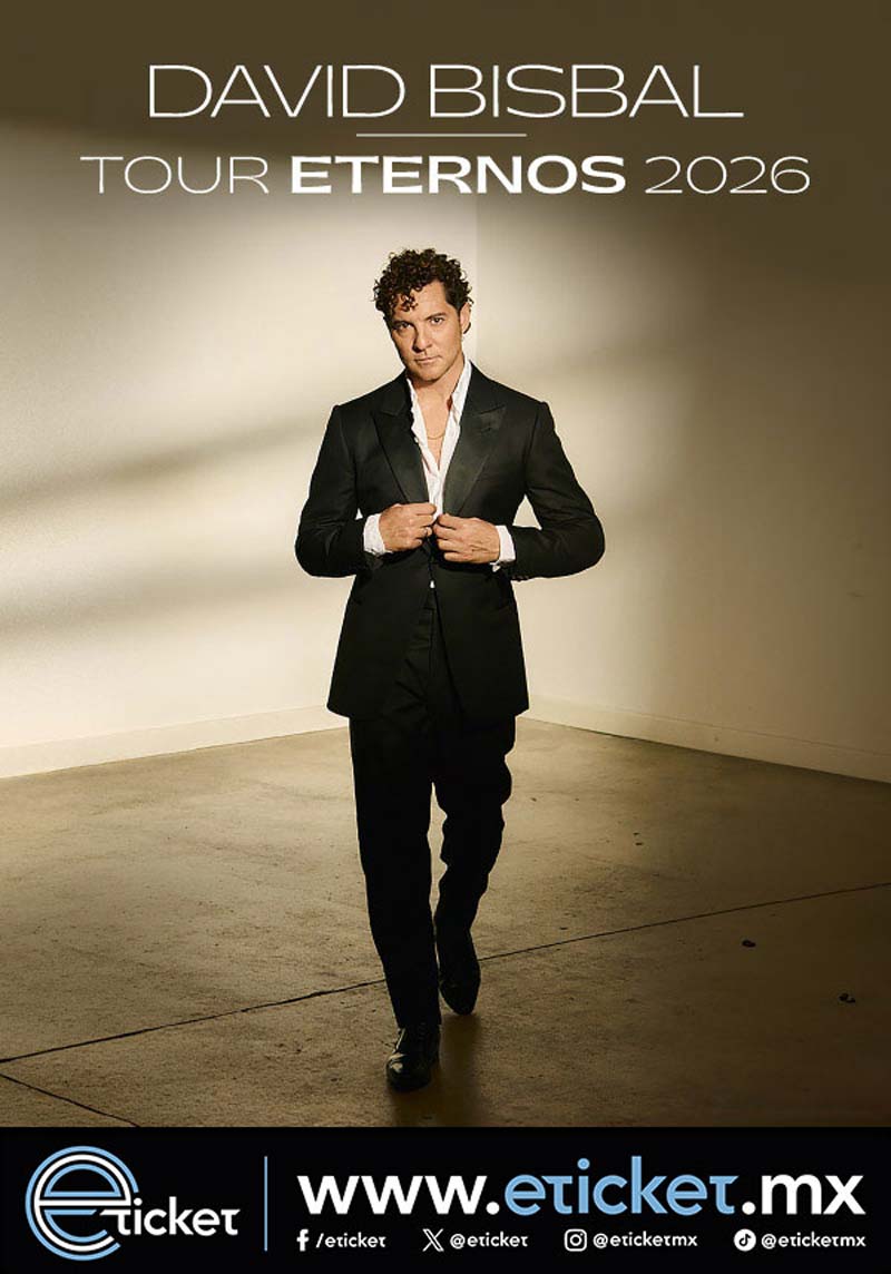 Puebla recibirá a David Bisbal con su Tour Eternos 2026: fecha, sede y costos