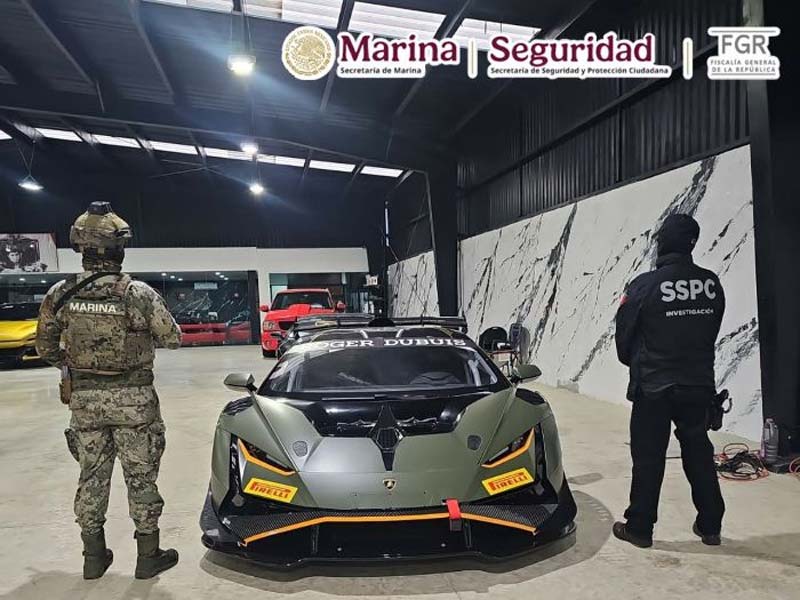 Cae empresario ligado a Rutilio Escandón; decomisan Ferrari, Lamborghini y Porsche