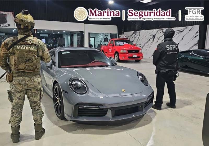 Cae empresario ligado a Rutilio Escandón; decomisan Ferrari, Lamborghini y Porsche