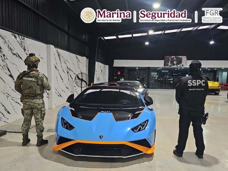 Cae empresario ligado a Rutilio Escandón; decomisan Ferrari, Lamborghini y Porsche