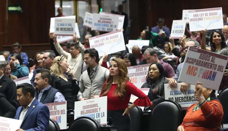Ley de Aguas avanza en Diputados mientras crece la inconformidad y los bloqueos de campesinos