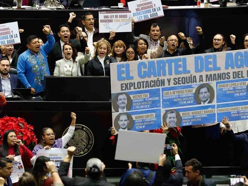 Ley de Aguas avanza en Diputados mientras crece la inconformidad y los bloqueos de campesinos