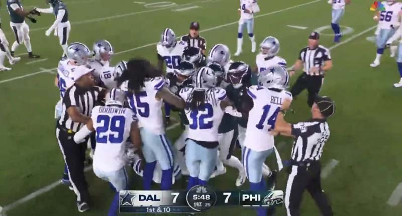 Eagles se imponen a Cowboys en partido inaugural de la NFL 2025 con cinco touchdowns