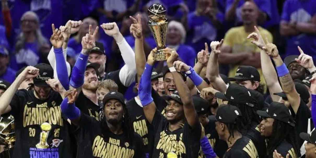 ¡Campeones! El Thunder de Oklahoma City conquista la NBA al vencer a Pacers