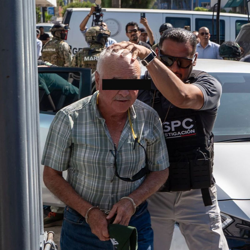 Ernesto Ruffo fue detenido el 16 de julio de 2026 por presunto contrabando de hidrocarburos.