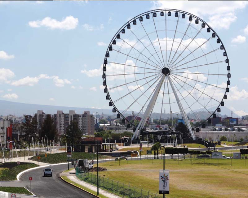 Estrella de Puebla: descubre la rueda panorámica más grande de México