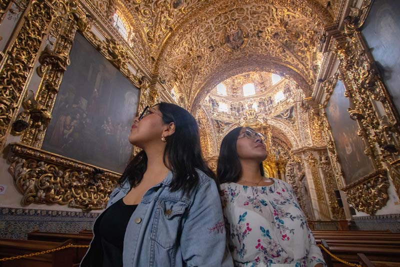 Descubre la Capilla del Rosario en Puebla, joya del arte barroco novohispano