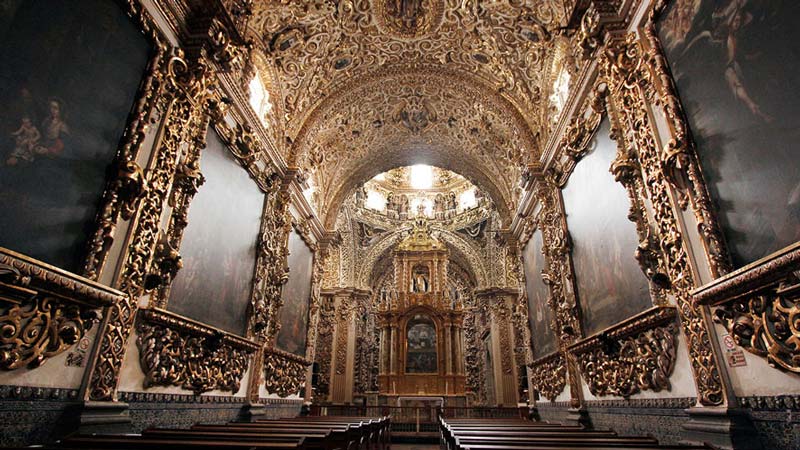 Descubre la Capilla del Rosario en Puebla, joya del arte barroco novohispano
