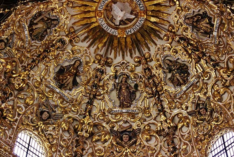 Descubre la Capilla del Rosario en Puebla, joya del arte barroco novohispano