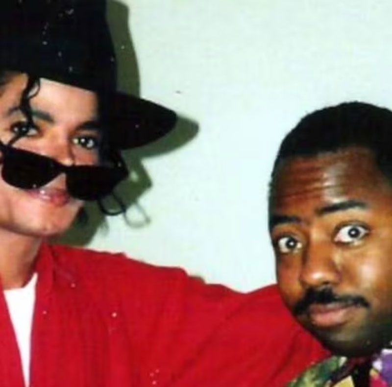 Michael Jackson y Paul Jackson Jr. en la época en que trabajaron juntos.