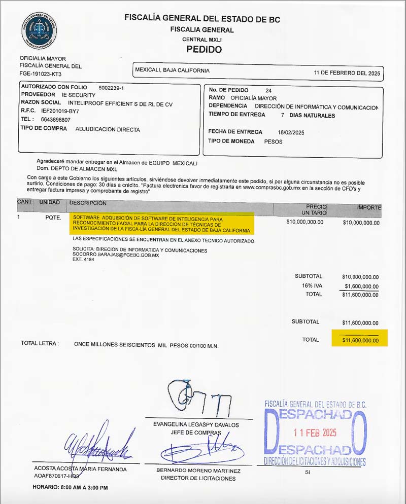 Una empresa ligada al Cártel de Sinaloa habría recibido más de 200 millones de pesos de la Fiscalía de Baja California en contratos, según MCCI.