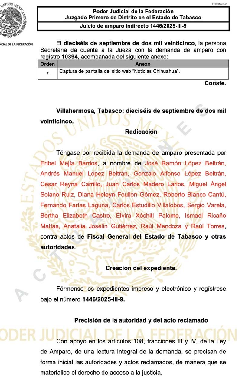 Hijos de AMLO niegan haber solicitado amparo por huachicol