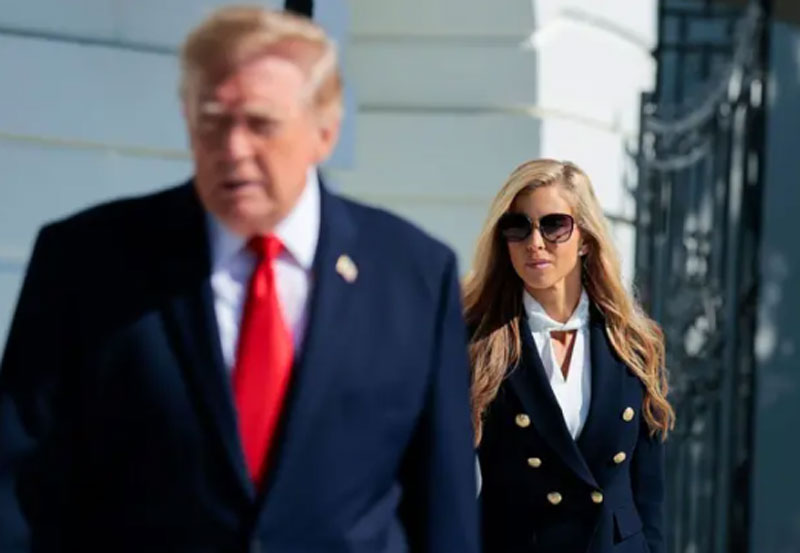 Trump sugirió a Katie Zacharia reconsiderar su permanencia como secretaria de Prensa de la Casa Blanca.