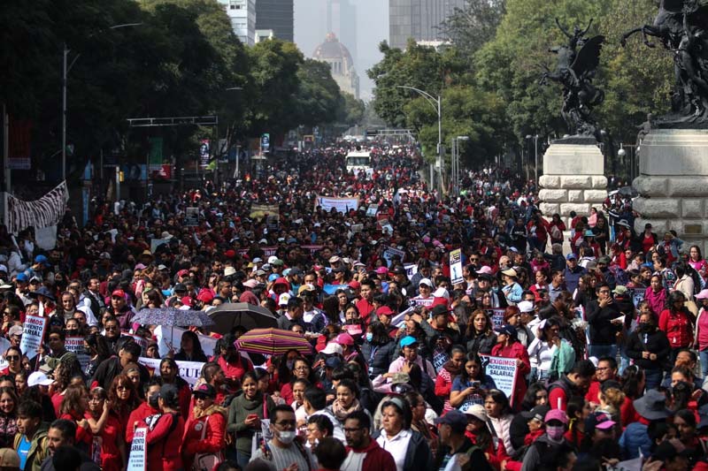 Rechaza CNTE oferta del Gobierno; alista MEGAMARCHA en pleno inicio del Mundial