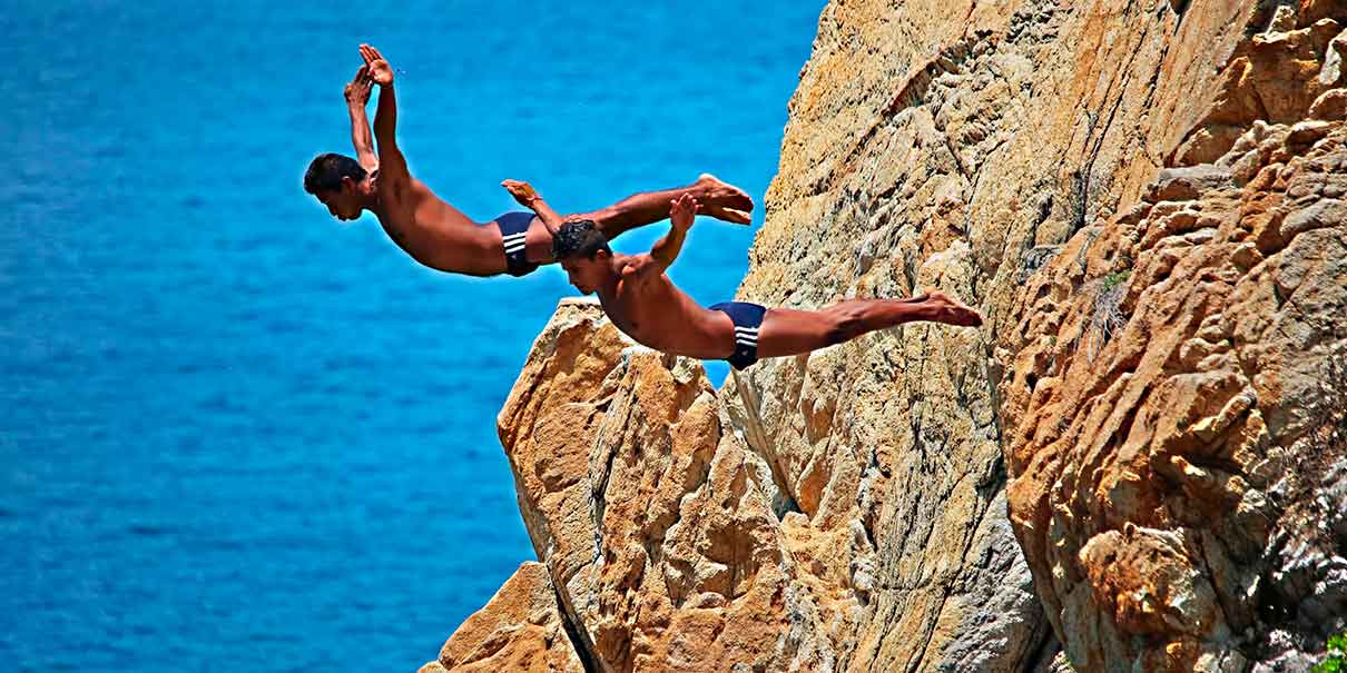 Clavadistas de La Quebrada