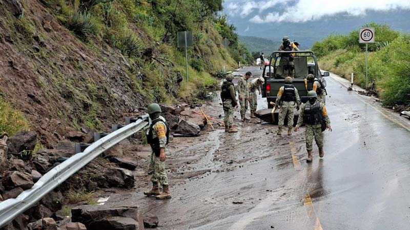Suman 47 muertos por lluvias; más de 150 municipios afectados en cinco estados
