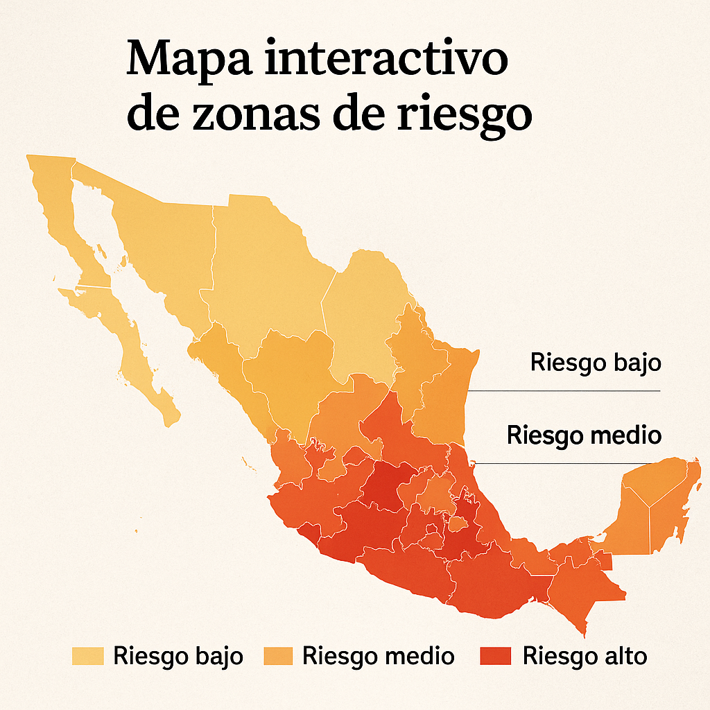Mapa interactivo de zonas de riesgo, asesinatos de activistas ambientales